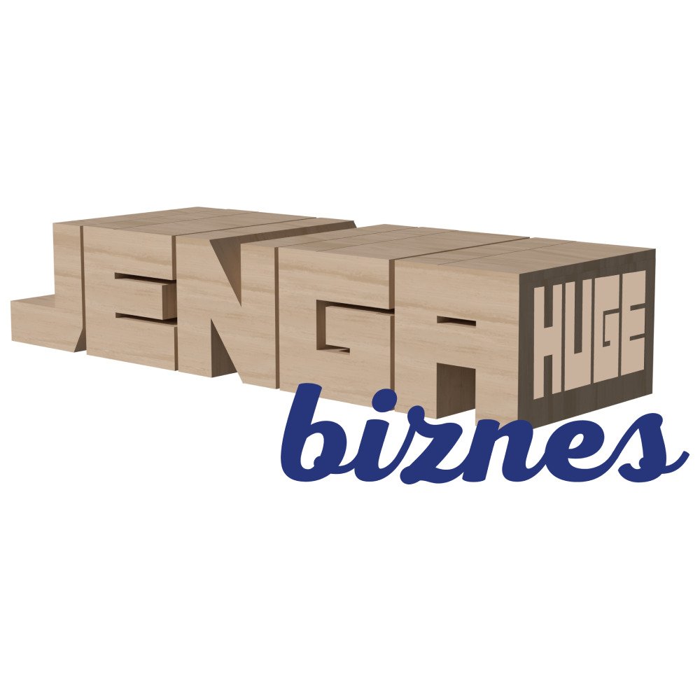 Huge Jenga Biznes NATURAL - obrazek 1