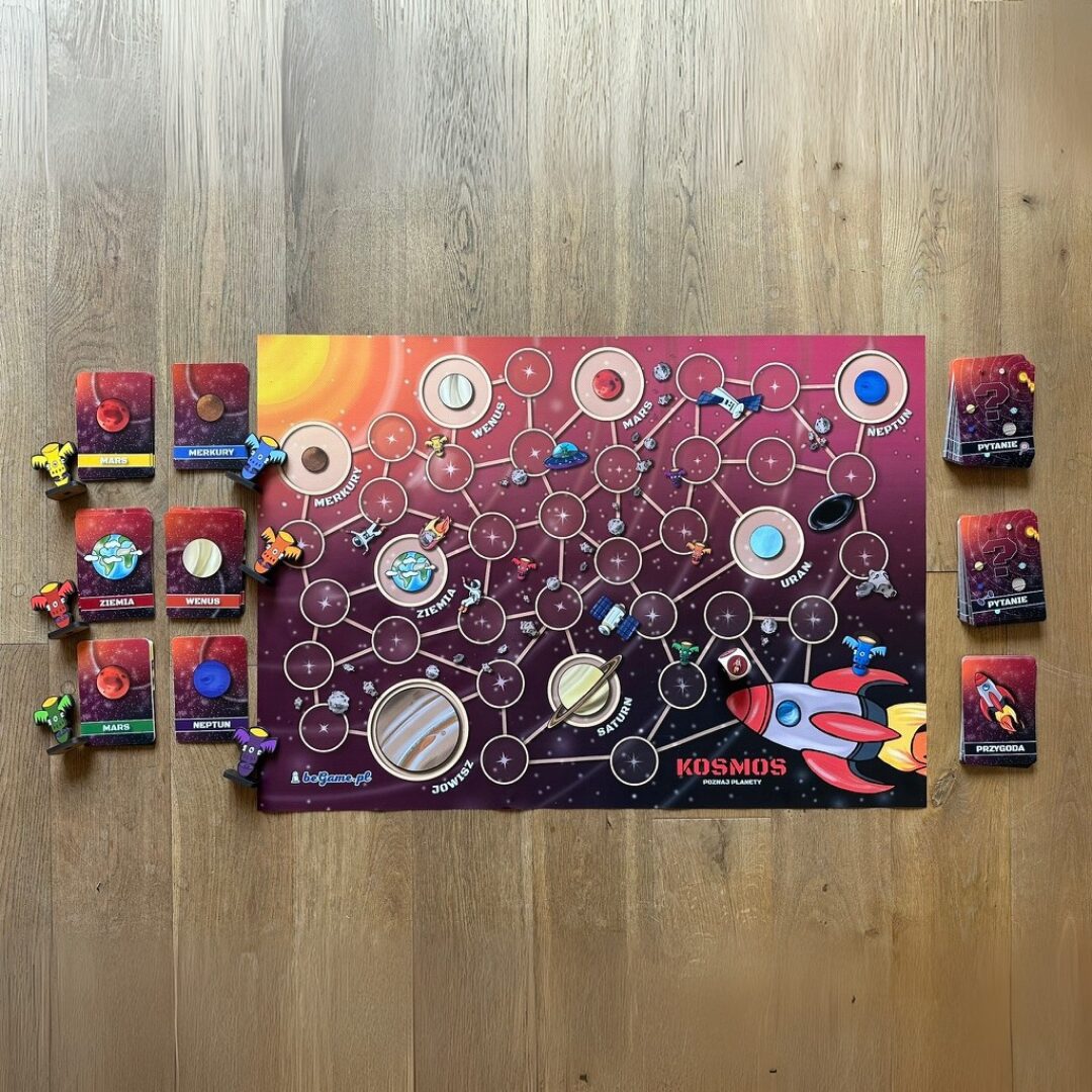 Gra stolikowa „Kosmos” – edukacyjna ścieżka planetarna