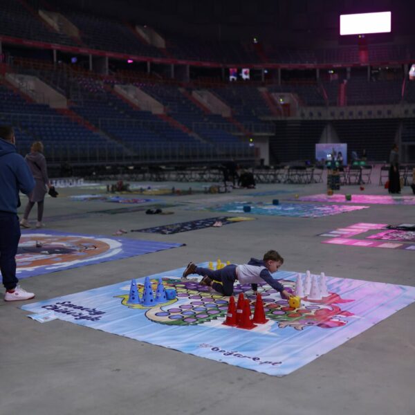 gra chinczyk wielkoformatowa tauron arena